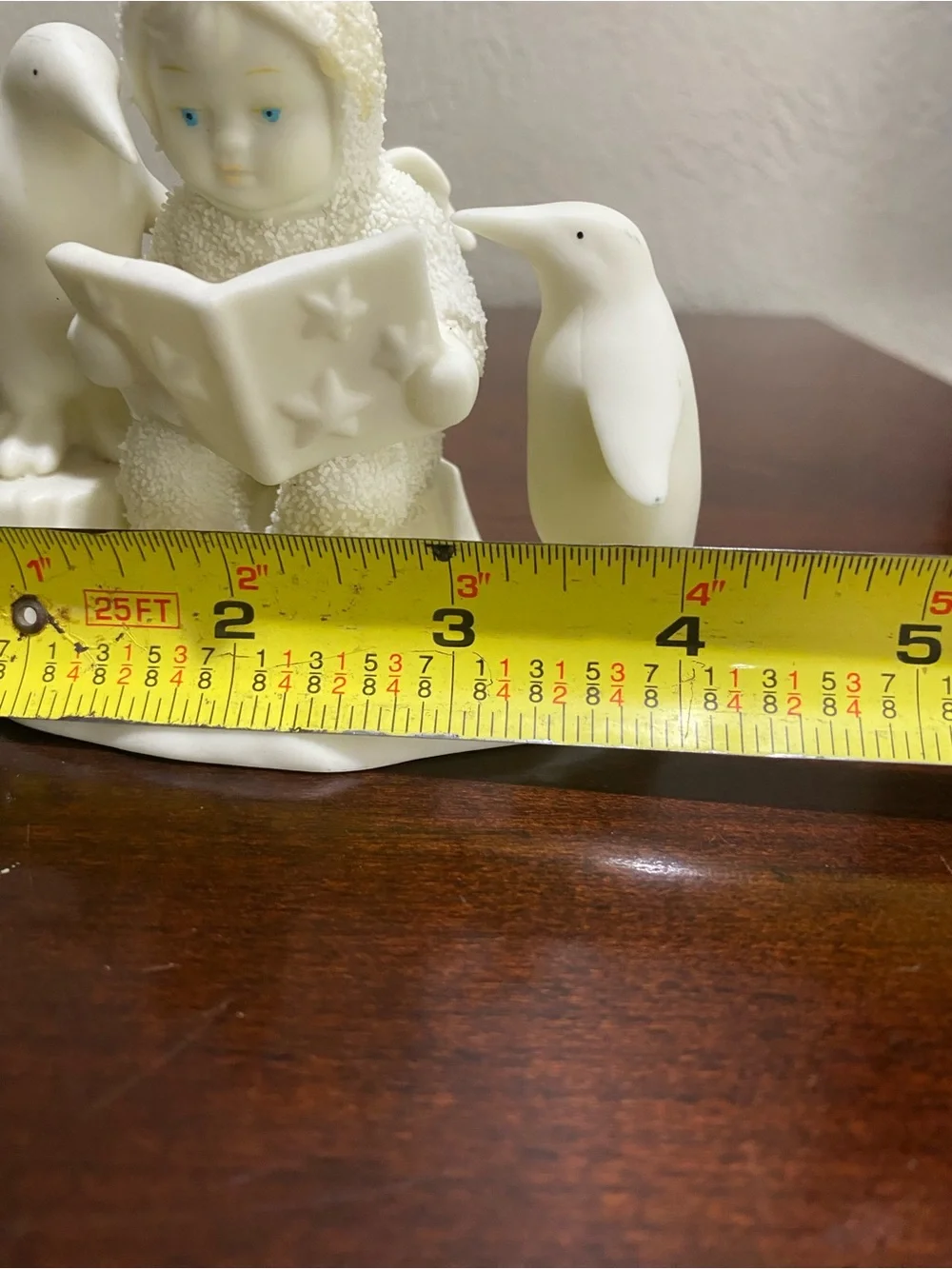 Department 56, Child Reading with Penguins Snowbabies Titled READ ME A STORY